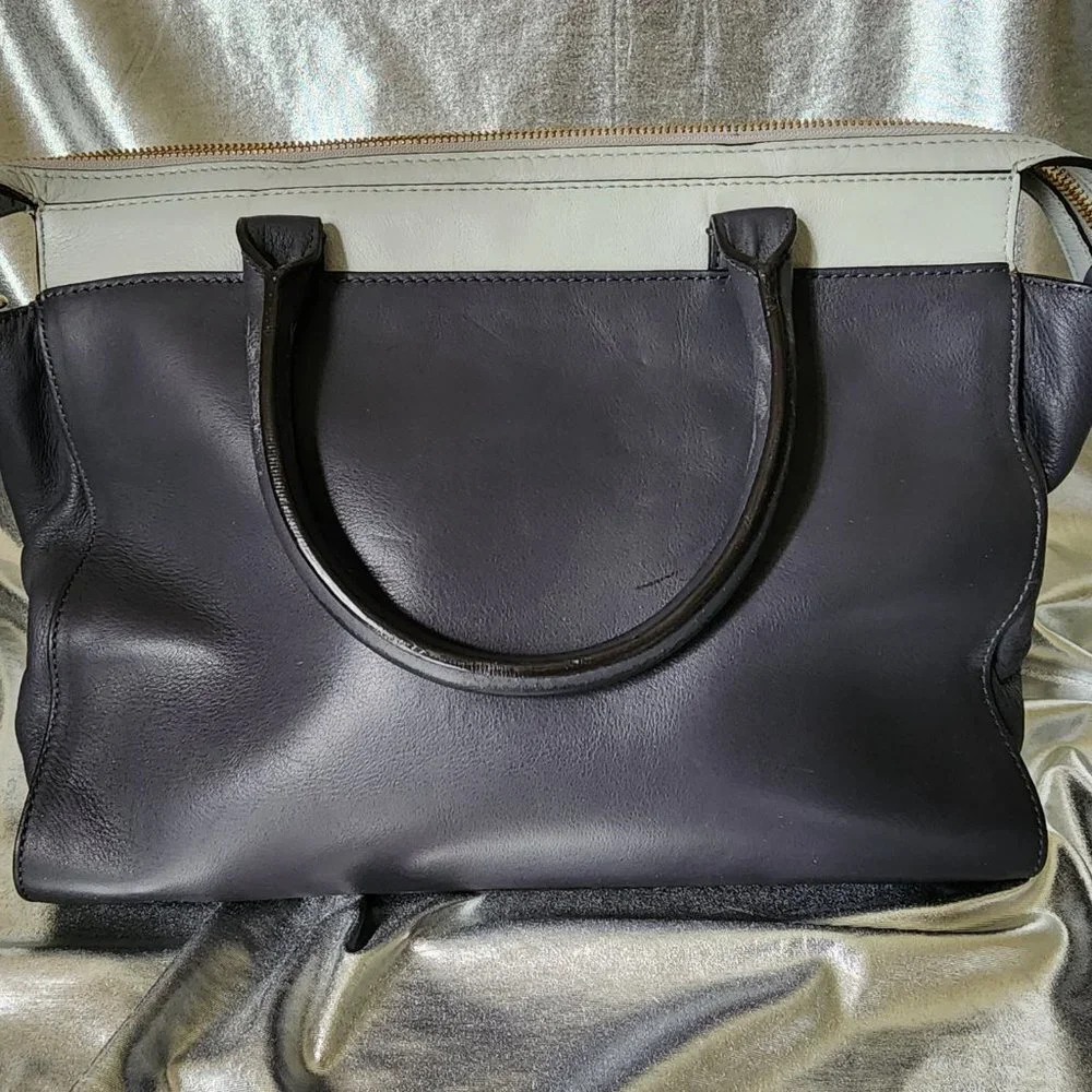 Two-tone Kate Spade blue/gray Satchel‎